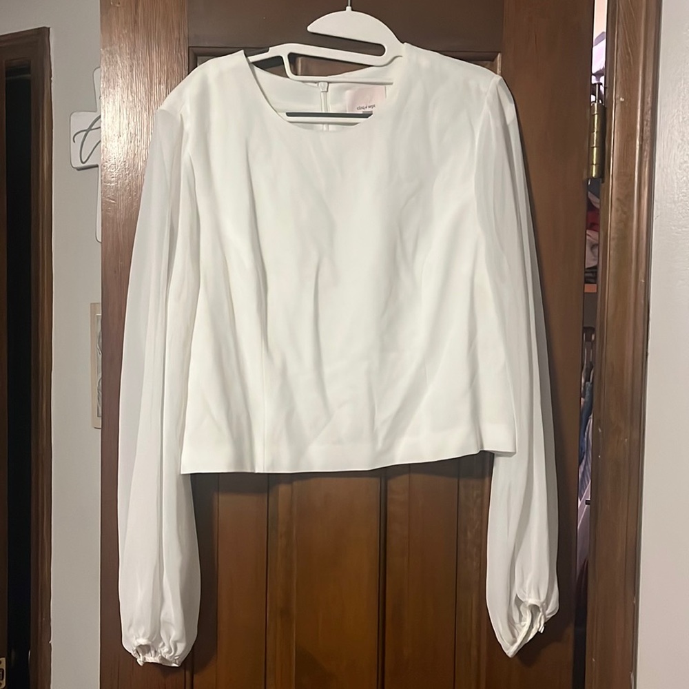 Cinq a sept white blouse
